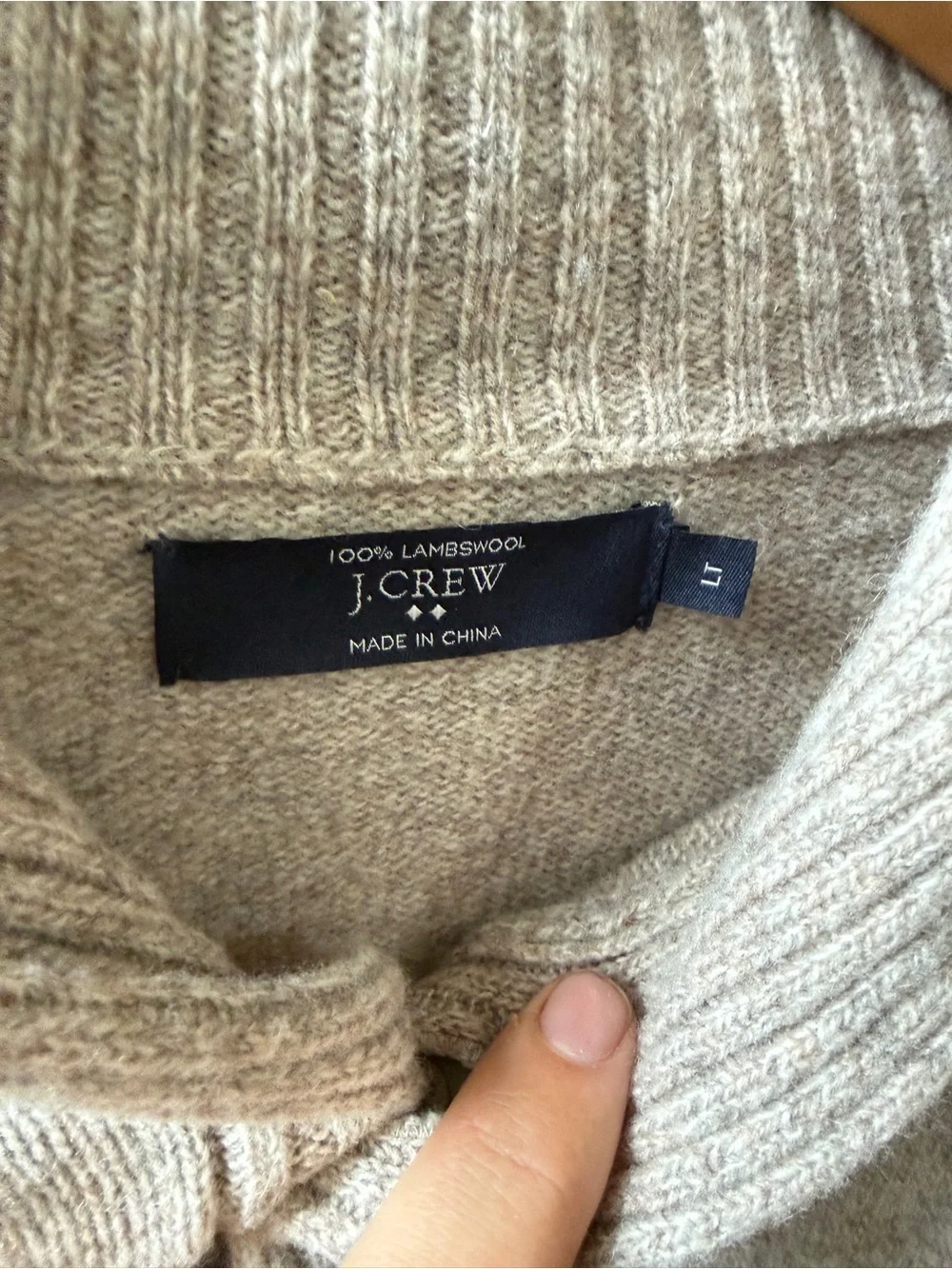 J. Crew soft knit